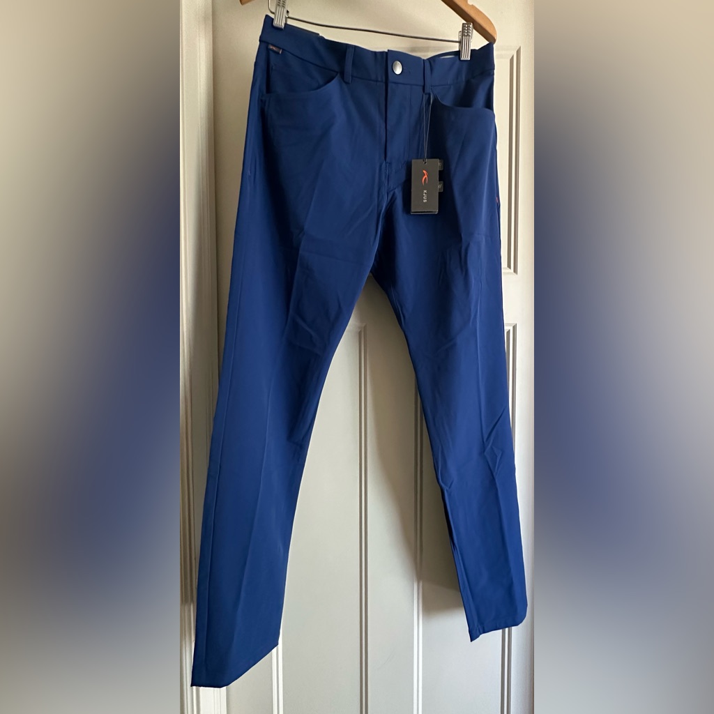 Kjus Men's Slim Dress Pants In Royal Blue